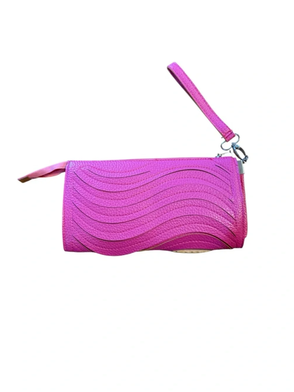Pink Women's Wristlet Clutch Bag